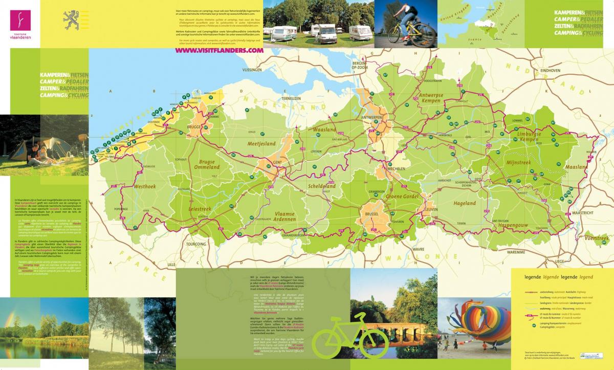 比利时的营地在地图上
